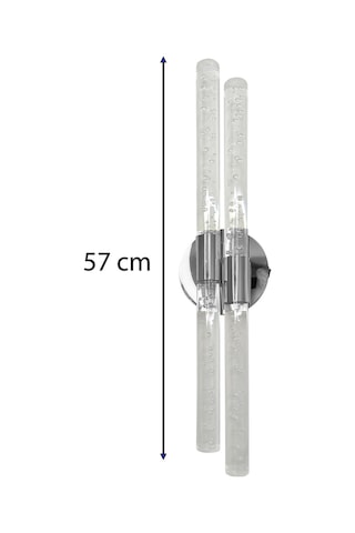 Bh Bubblelight Dubble Şık Ve Zarif Modern Led Duvar Aplik Gümüş Rgb Elektrikli Kumandalı Gümüş