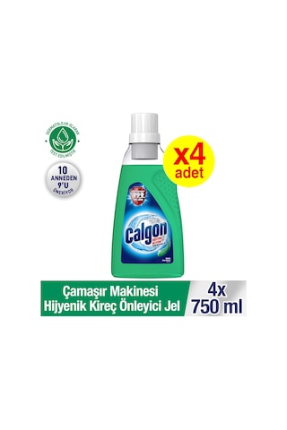 Calgon Ekstra Hijyen Çamaşır Makinesi Antibakteriyel Jel 4 x 750 ML