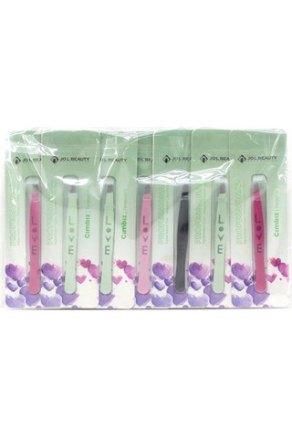 12 Adet Love Cımbız Renkli 5468