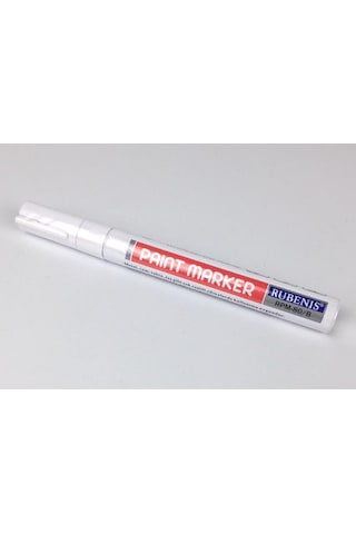 Rubenis Paint Marker Rötuş Kalemi Beyaz 12 Li Paket