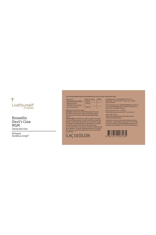 Boswellia Devil's Claw Msm 3 Lü Kür