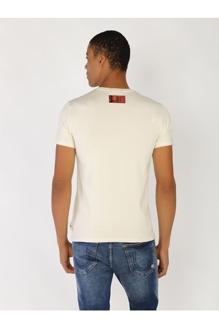 Roberto Cavalli Erkek Tshirt /M.Rob.0421.14024 Bej