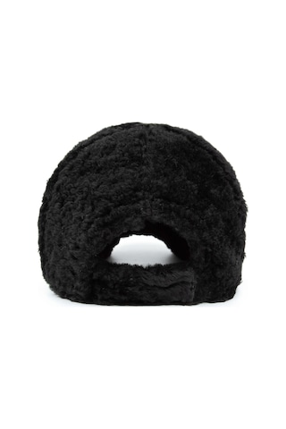 Tamer Tanca Unisex Kürk Siyah Şapka 524 Beyzbol Kurk Sapka Sıyah Kurk Siyah