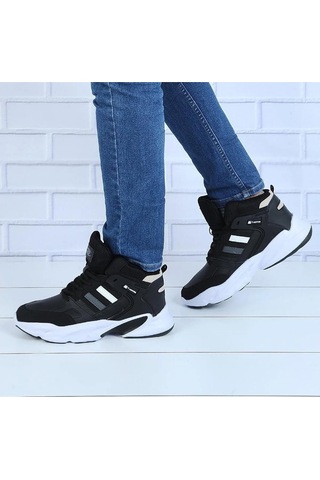 M.P 2635 Basketbol Ayakkabı Siyah Beyaz Siyah