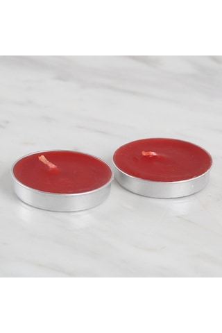 Loren 2'li Tealight Mum Kırmızı