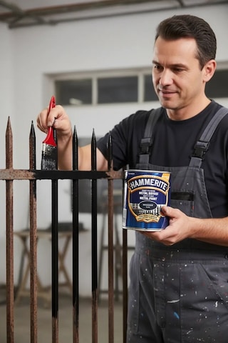 Marshall Hammerite Metal Boyası 0,75 Lt Pürüzsüz Siyah