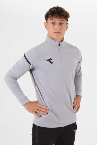 Diadora Alto Antrenman Eşofmanı Tek Üst Gri