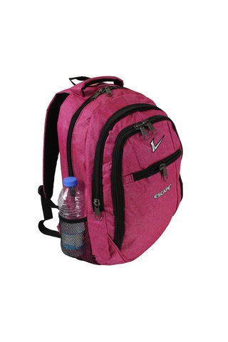 Escape Esc 307 Çizgili Polyester Kumaş Sırt Çantası Pembe