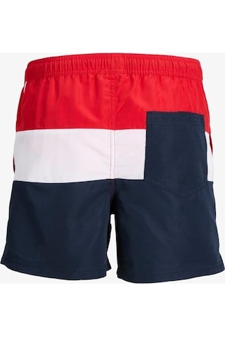 Jack & Jones Jpstfıjı Jjswım Colorblock Sn-super Sonic Beyaz - Lacivert - Mavi