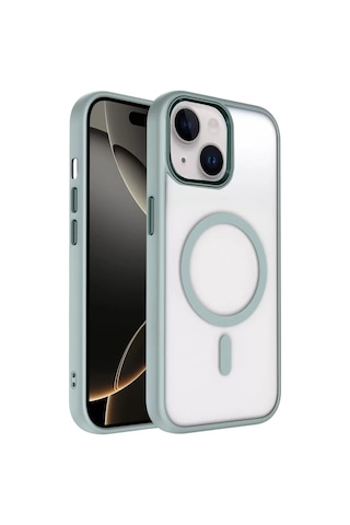 Znv Zenvia Mey İthalat Apple iPhone Uyumlu 14 Terea Magsafe Kapak - Gri Znv2025 Cmn Diğer