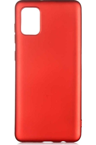 Samsung Uyumlu Galaxy A02s Kılıf Zore Premier Silikon Kapak Kırmızı