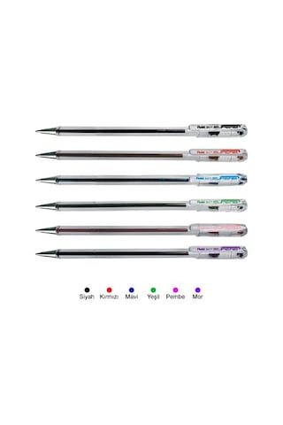 Pentel Tükenmez Kalem 0.7 MM Mavi Bk77-C 12 Li