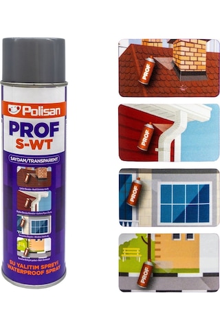 Polisan Prof S-WT Su Yalıtım Spreyi 500 ml - Şeffaf