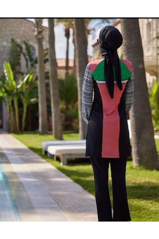 Mayovera Modern Pembe Çizgili Tasarım Mayo 001
