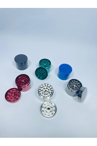 Çelik Metal 4 Parça Tutun Öğütücü Grinder 40 MM