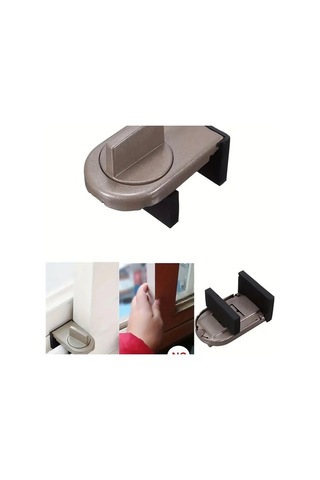 Fastbuy Sürgülü Kanat Kilidi, Dolap Kapı Sapanı, 1/2 Adet, Pratik Aksesuar 1 ADET