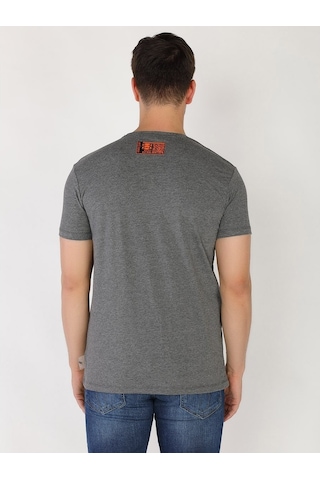 Roberto Cavalli Erkek Tshirt /M.Rob.0421.14023 Koyu Gri
