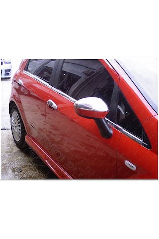 Fiat Grande Punto Paslanmaz Krom Ayna Kapağı 2 Prç. 2005 Üzeri
