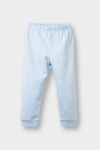Defacto Kız Bebek Frozen Pijama Takımı Uzun Kollu Üst Uzun Alt F4588a525aube343 Mavi