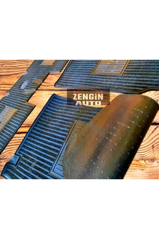 Tofaş Uyumlu Paspas Mavi T Logolu Dekorlu Mavi Iplikli