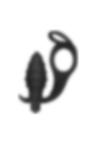 Odins Shop Penis Halkalı Titreşimli Anal Penetratör Plug Masturbatör