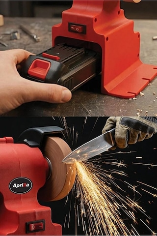 Aprilla ABG-4204 21V Şarjlı Taşlama ve Bileme Makinesi