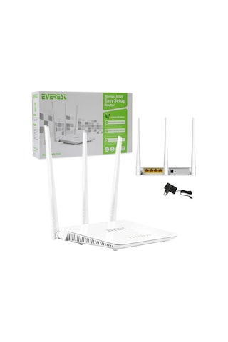 Everest Ewr-F303 2.4 Ghz 300 Mbps  4 Port Kablosuz  Router