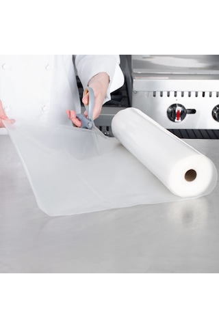 Vakur Rulo Tırtıklı Vakum Poşeti 28 CM x 15 MT