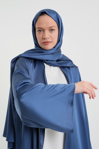 Şakika Kadın Aysaha Abaya Ferace & Şal-145cm Bebe Mavisi