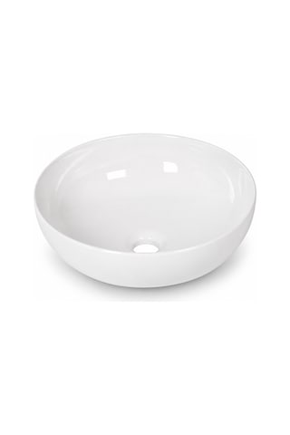 Dura Vero Çanak Lavabo 38 Cm. Tezgah Üstü Batarya Deliksiz 5940 Beyaz
