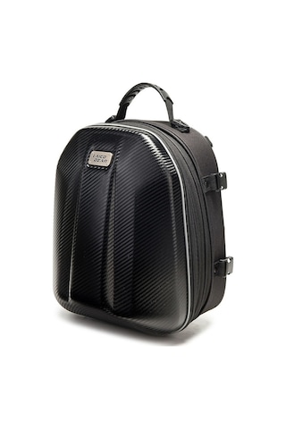 La-114 Hardshell Genişletilebilir Motosiklet Arka Ve Sırt Çantası Siyah