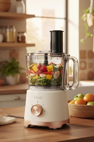 Fressi FR-PBL02 1200 W Armonia Power Mutfak Robotu Salata Doğrayıcı Blender Seti