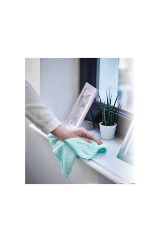 Mikrofiber Toz Bezi 2'li Temizlik Bezi Mavi-mint Diğer