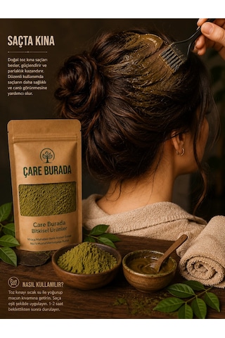 Çare Burada Doğal Toz Kına 170 G