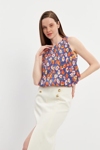 Stella Pulvis Krem Düğme Detaylı Kalem Etek Krem