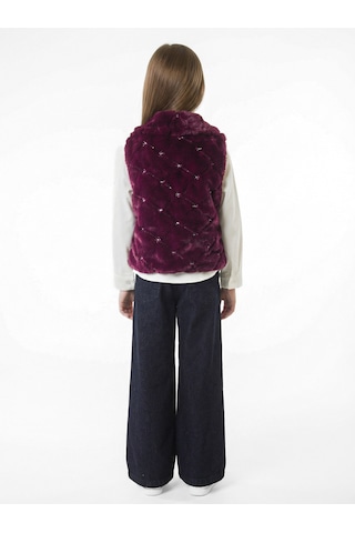 Xo Kids Kız Çocuk 4lu Alt Üst Takım 7-14 Yaş 3927-4927 Bordo