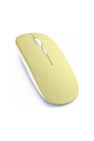 Type-c Şarjlı Bluetooth Mouse Apple Uyumlu MacBook iPad Laptop İnce Gövde Dongle Ve Kablo Dahil 13754