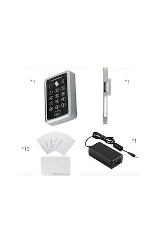Rfid Kartlı Ve Şifreli Geçiş SistemiBas Aç Kilit Karşılıklı Set