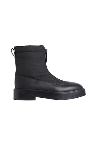Calvin Klein Concave Welt Naylon Tamamı Baskılı Kadın Siyah Bot Yw0yw02073-beh Siyah