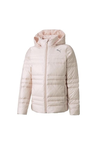 Puma Light Goose Kız Çocuk Pembe Kapüşonlu Mont Pembe