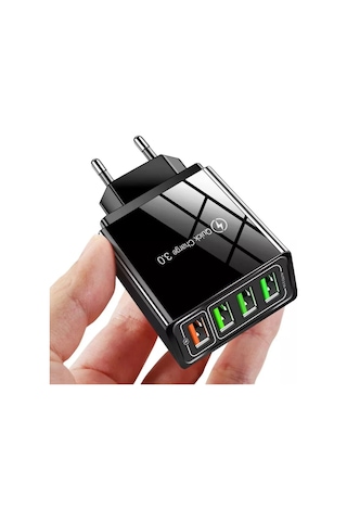 Zuidid Hızlı Şarj Qc 3.0 4 Usb Portlu 3.1A 48W Çoklu Şarj Cihazı (493755369)