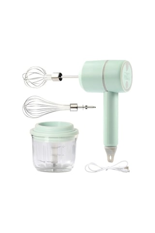 Ulzyvf Taşınabilir Blender Mikser Yeşil, Kırmızı Mutfak Aletleri El Mikseri Yeşil