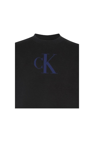 Ls Cttn Cashmere 3d Logo Crwnk S-11157 Black