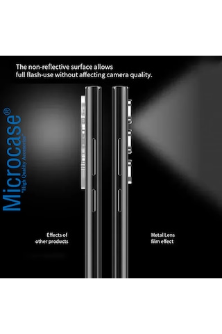 Microcase Xiaomi 17 Uyumlu Kamera Lens Koruma Halkası - Kapalı Tasarım -siyah Al3401