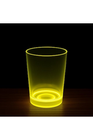 Partyglow Neon Sarı Bardak 8.5 X 10.5 Cm 4741 Beyaz