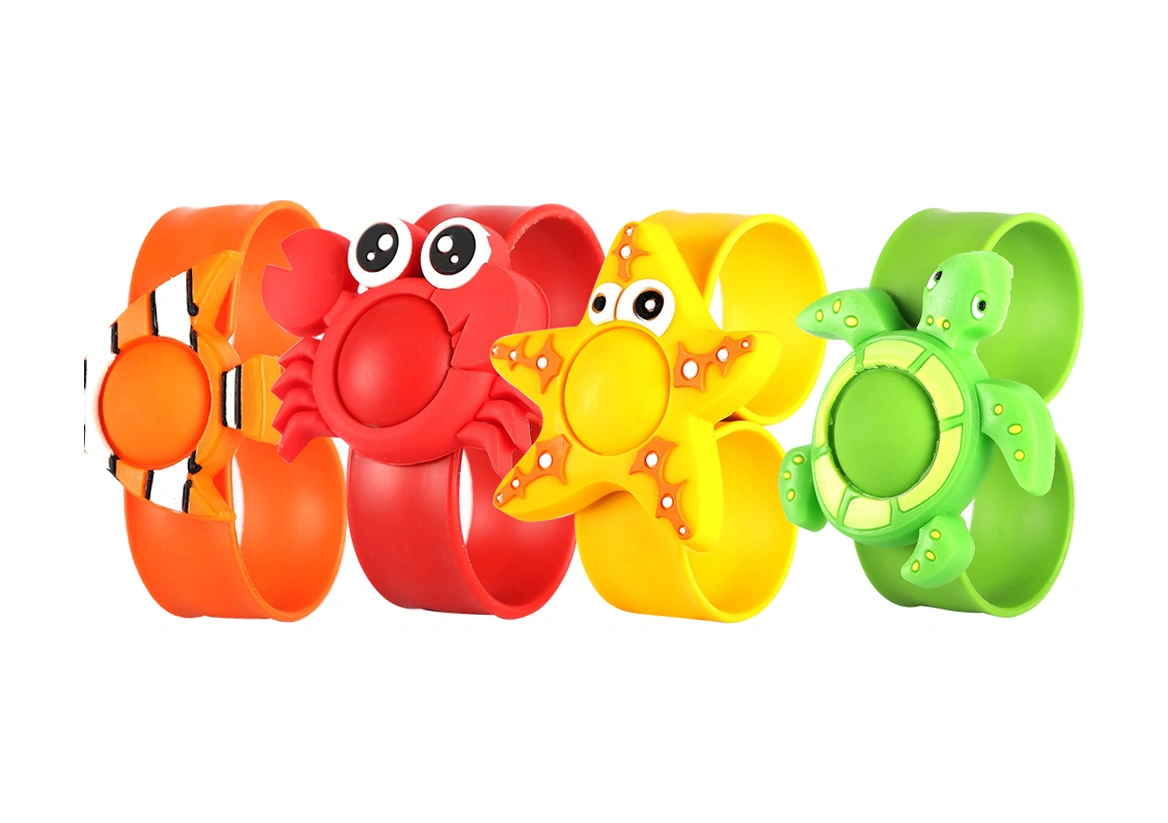 Lemestar Çocuklar İçin Doğal Bitki Yağıyla Kovucu, Silikon Karyolı Parmak Çubuğu - Turuncu