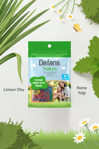 Defans Natura Esansiyel Yağlar İçeren Bileklik 3'lü