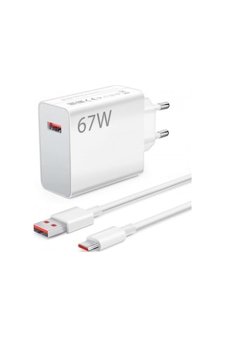 67watt Turbo Hızlı Şarj Aleti