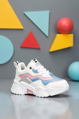 Dark Seer Kids Ds K 2110 Sneaker 2025 Kız Çocuk Beyaz-mavi