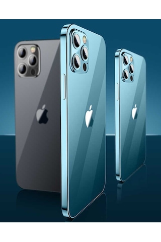 Apple Uyumlu iPhone 12 Pro Uyumlu Zore Blok Kılıf-renksiz Renksiz -